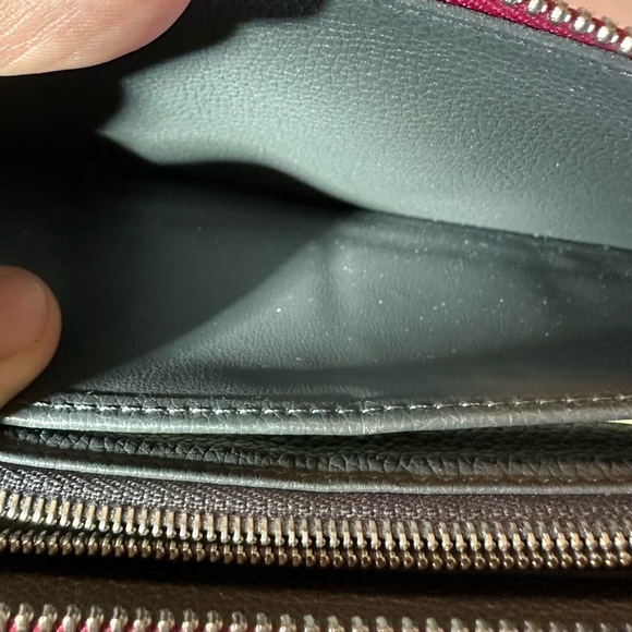 Louis Vuitton Lockme Zippy Wallet Soft Calf Leather 2018 UB4108 Red&Cream COA - Picture 3 of 16